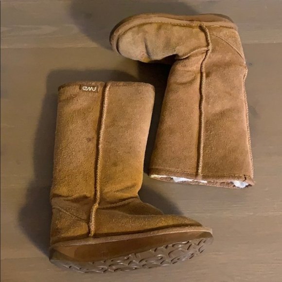 Emu Australia Tan Sheepskin Boots - Girl’s Size 9 - Picture 3 of 6